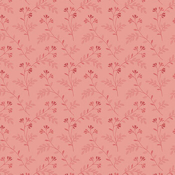 Lighthouse A-1482-R Pink Lemonade by Edyta Sitar for Andover Fabrics