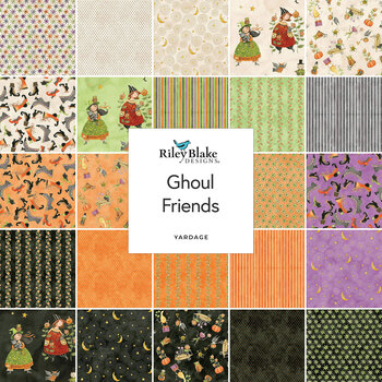 Ghoul Friends  Yardage by Teresa Kogut for Riley Blake Designs