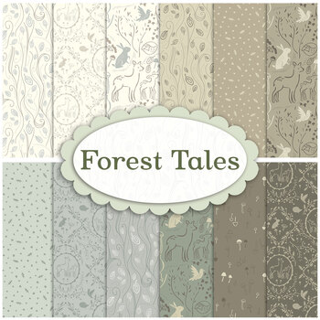 Forest Tales  12 FQ Set by Whistler Studios for Windham Fabrics