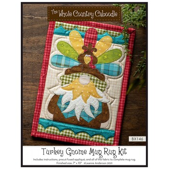 Turkey Gnome Mug Rug Kit by The Whole Country Caboodle