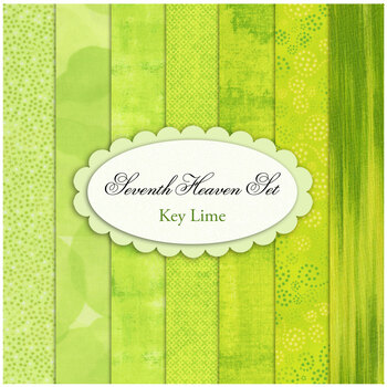 Seventh Heaven  7 FQ Set - Key Lime