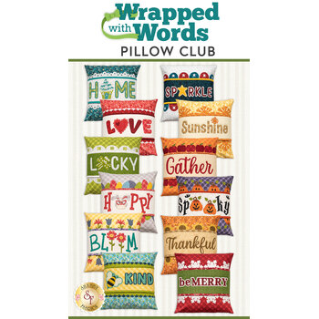  Wrapped with Words Pillow Club