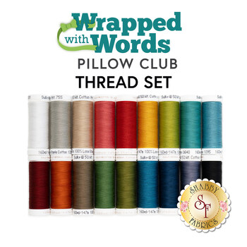  Wrapped with Words Pillow Club - 18pc Thread Set - RESERVE