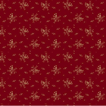 Betsy's Needlework R171315D-RED Field Perennials by Pam Buda for Marcus Fabrics