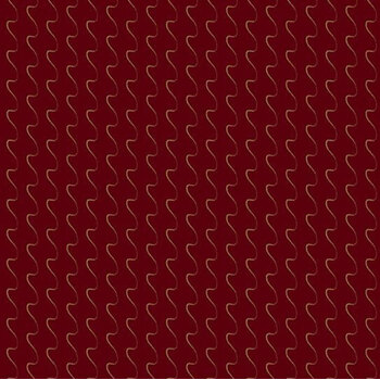 Betsy's Needlework R171307D-RED Wavy Stripe by Pam Buda for Marcus Fabrics