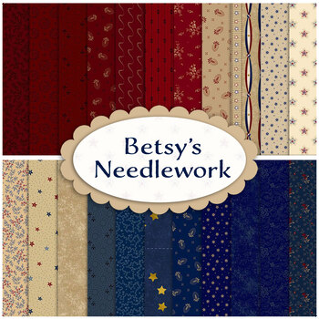 Betsy's Needlework  20 FQ Set by Pam Buda for Marcus Fabrics