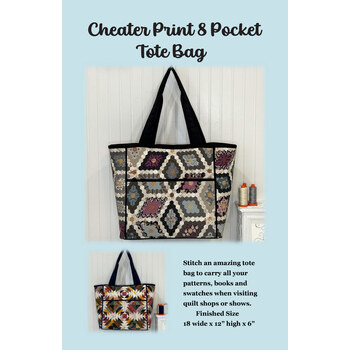 Cheater Print & Pocket Tote Bag Pattern