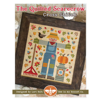 The Quilted Scarecrow Cross Stitch - Pattern & Floss Kit