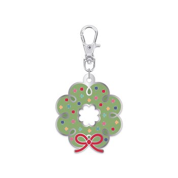 Enamel Happy Charm - Wreath by Lori Holt