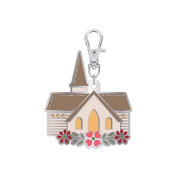 Enamel Happy Charm - Chapel by Lori Holt