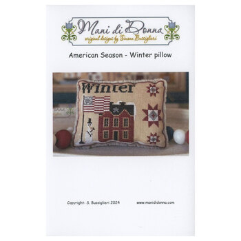 American Season - Winter Pillow Cross Stitch Pattern