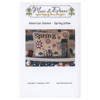 American Season - Spring Pillow Cross Stitch Pattern