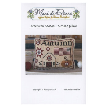 American Season - Autumn Pillow Cross Stitch Pattern