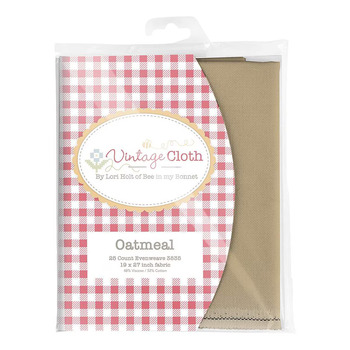 Lori Holt Vintage Cloth - 25ct Aida Evenweave Oatmeal