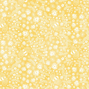 Sunny Safari 27768-52 Yellow by Northcott Fabrics