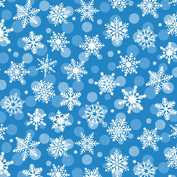 Snowfest 10551-45 Blue by Patrick Lose for Northcott Fabrics