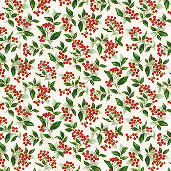 Blooming Holidays X7791-20G-Natural-Gold  by Hoffman Fabrics