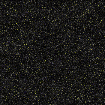 Blooming Holidays X7793-4G-Black-Gold  by Hoffman Fabrics