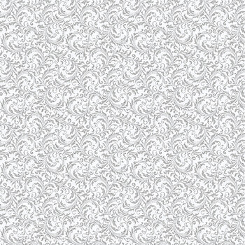 Blooming Holidays X7790-176S-Ice-Silver  by Hoffman Fabrics