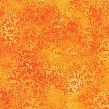 Mixed Metallics 23067-8 Orange by Robert Kaufman Fabrics