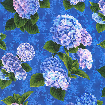 Hydrangea Grace 22988-4 Blue by Robert Kaufman Fabrics