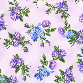 Hydrangea Grace 22991-21 Lilac by Robert Kaufman Fabrics