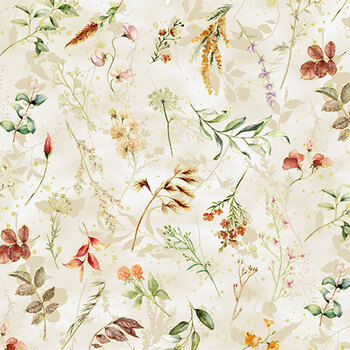 Harvest Bouquet X5544-20-Natural  by Hoffman Fabrics