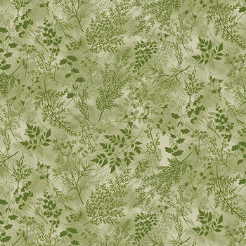 Harvest Bouquet X5546-96-Olive  by Hoffman Fabrics