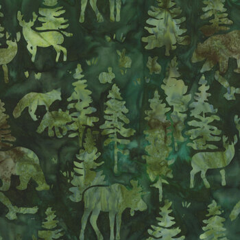 Woodland Wonders - Artisan Batiks 22936-51 Jade by Studio RK for Robert Kaufman Fabrics