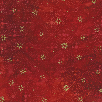 Twinkle Lights - Artisan Batiks 23154-94 Cardinal by Lunn Studios for Robert Kaufman Fabrics