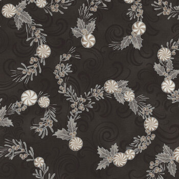 Holiday Flourish - Peppermint Twist 22947-304 Shadow by Studio RK for Robert Kaufman Fabrics