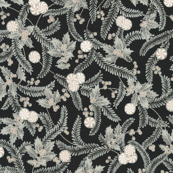 Holiday Flourish - Peppermint Twist 22948-304 Shadow by Studio RK for Robert Kaufman Fabrics