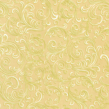 Holiday Flourish - Peppermint Twist 22949-84 Cream by Studio RK for Robert Kaufman Fabrics