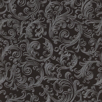 Holiday Flourish - Peppermint Twist 22949-304 Shadow by Studio RK for Robert Kaufman Fabrics