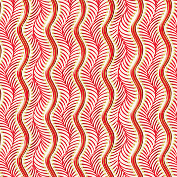 Holiday Flourish - Peppermint Twist 22950-478 Candy Cane by Studio RK for Robert Kaufman Fabrics