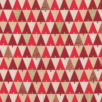 Holiday Flourish - Peppermint Twist 22951-478 Candy Cane by Studio RK for Robert Kaufman Fabrics