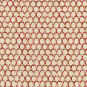 Holiday Flourish - Peppermint Twist 22952-85 Vanilla by Studio RK for Robert Kaufman Fabrics