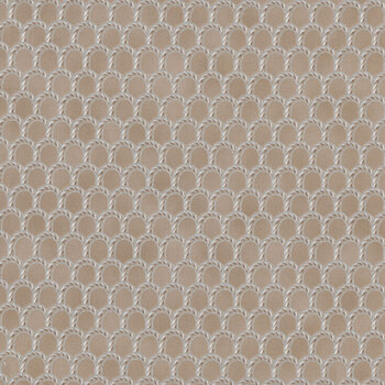 Holiday Flourish - Peppermint Twist 22952-160 Taupe by Studio RK for Robert Kaufman Fabrics