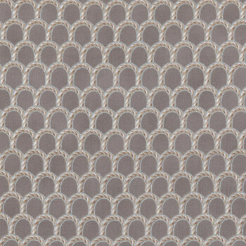 Holiday Flourish - Peppermint Twist 22952-183 Pewter by Studio RK for Robert Kaufman Fabrics