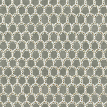 Holiday Flourish - Peppermint Twist 22952-183 Pewter by Studio RK for Robert Kaufman Fabrics