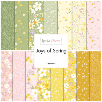 Joys of Spring  Yardage by Cassandra Connolly for Lewis & Irene