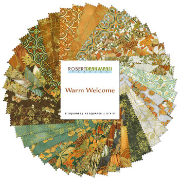 Warm Welcome  Charm Square by Lynnea Washburn for Robert Kaufman Fabrics