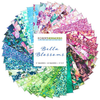 Bella Blossoms  Charm Squares by Studio RK for Robert Kaufman Fabrics