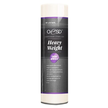 Heavy Weight Stabilizer Tear-Away - White 10in x 10 yds by OESD