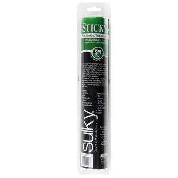 Sticky Plus Self-Adhesive Tear-Away Stabilizer White 12in x 6yds by Sulky