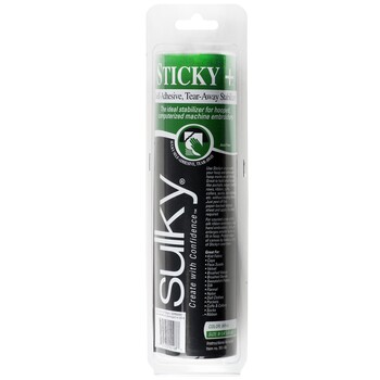 Sticky Plus Self-Adhesive Tear-Away Stabilizer White 8 1/4in x 6yds by Sulky