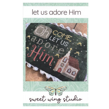 Let Us Adore Him Cross Stitch Pattern