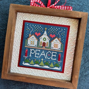 Peace In The Village Cross Stitch Pattern