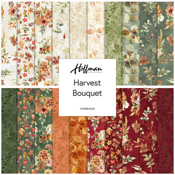 Harvest Bouquet  Yardage by Hoffman Fabrics