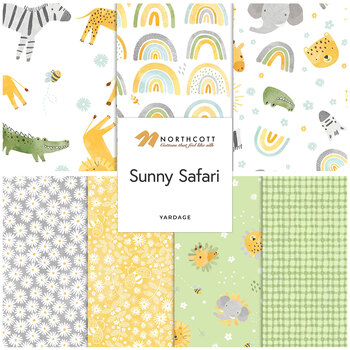 Sunny Safari  Yardage by Northcott Fabrics